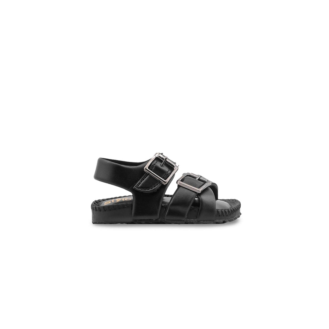 Boys Black Formal Sandal KD4948