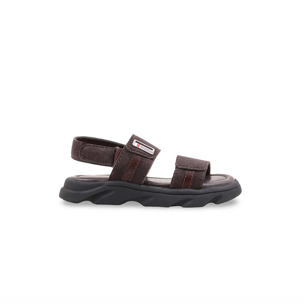 Boys Brown Formal Sandal KD4949