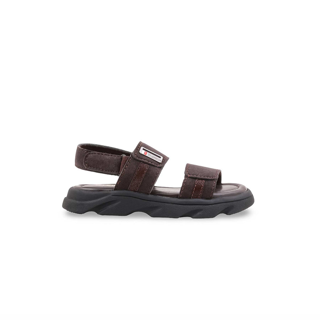 Boys Brown Formal Sandal KD4949