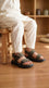 Boys Olive Formal Sandal KD4949