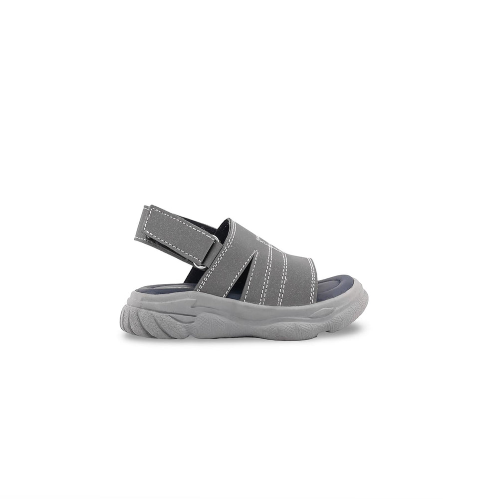 Boys Grey Casual Sandal KD4953
