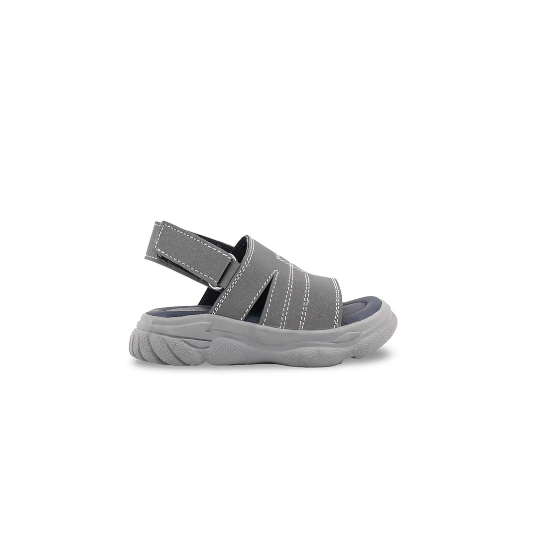 Boys Grey Casual Sandal KD4953