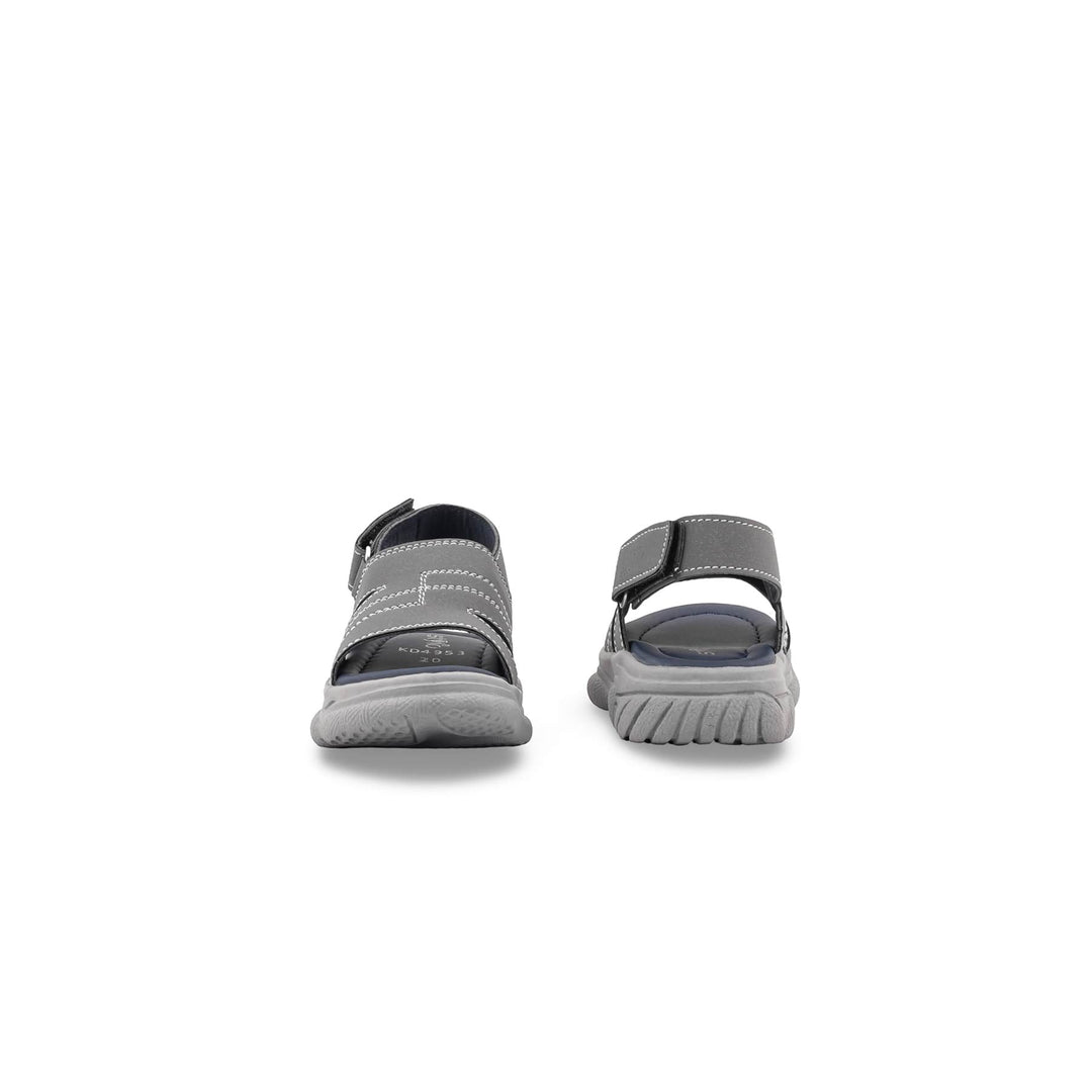Boys Grey Casual Sandal KD4953
