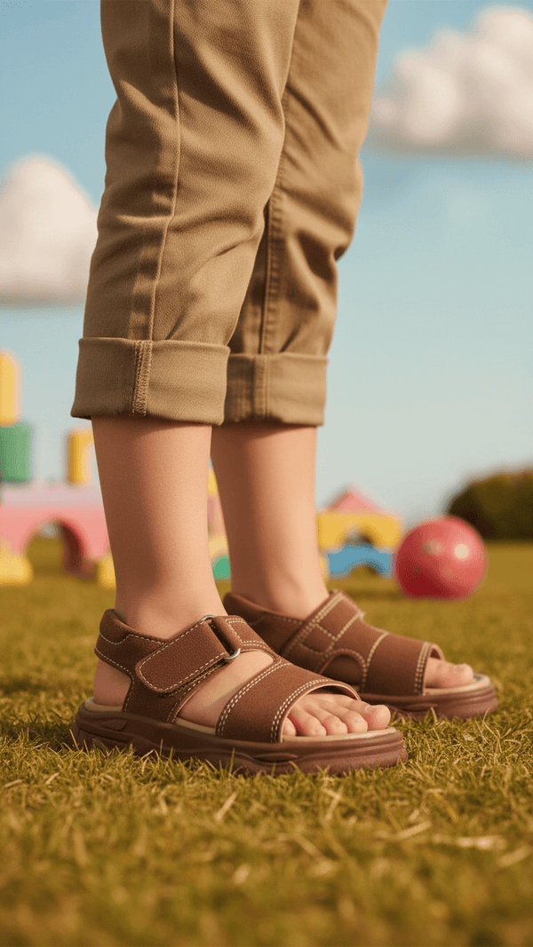 Boys Brown Casual Sandal KD4954
