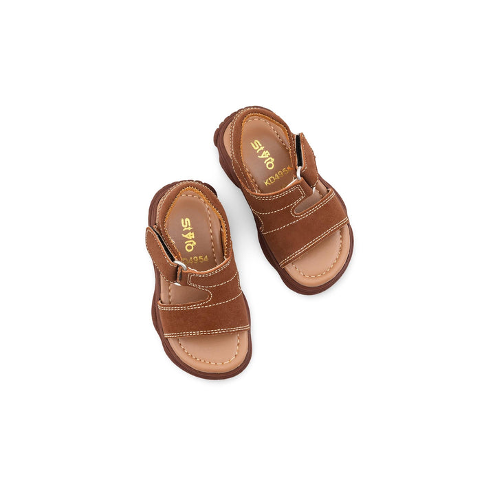 Boys Brown Casual Sandal KD4954