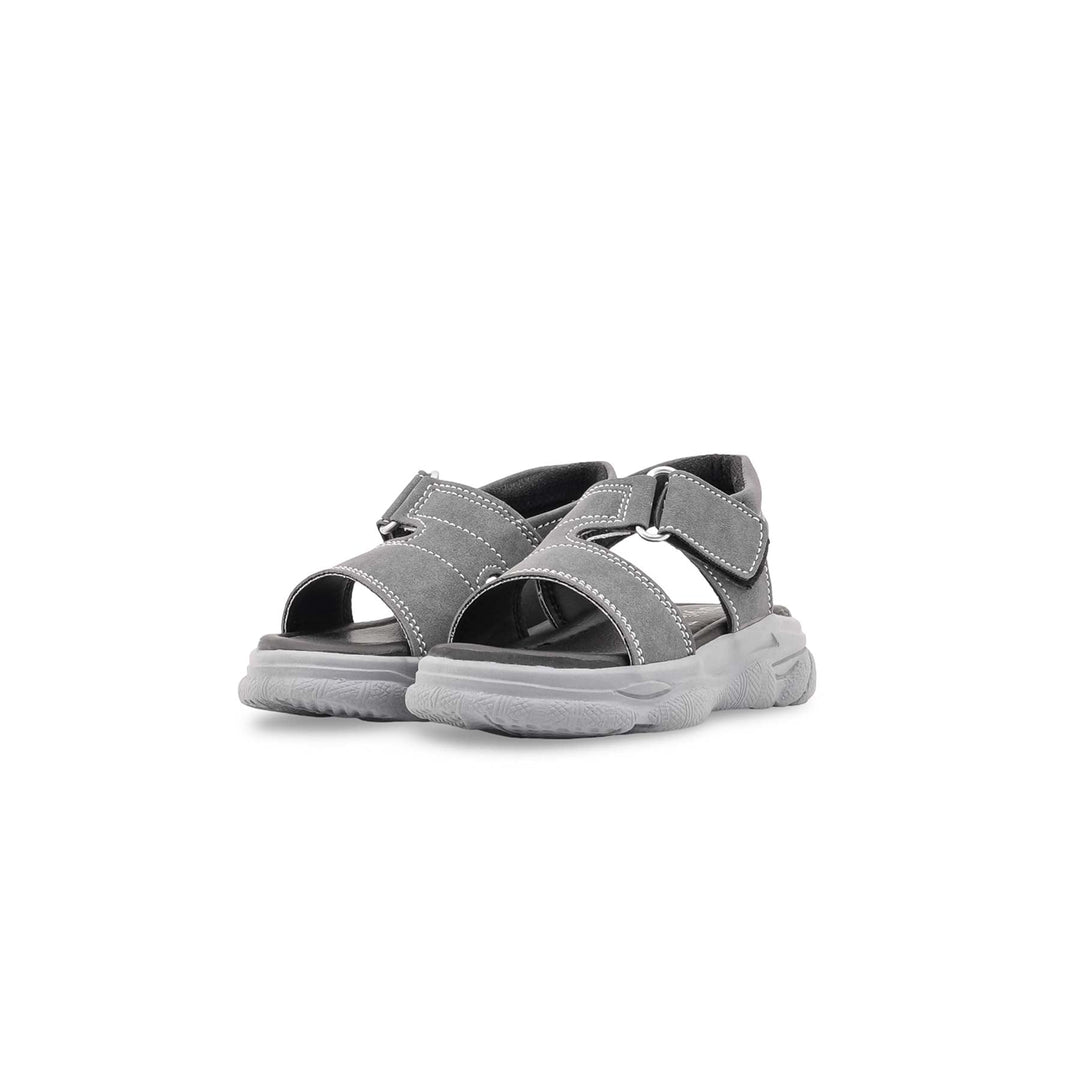 Boys Grey Casual Sandal KD4954