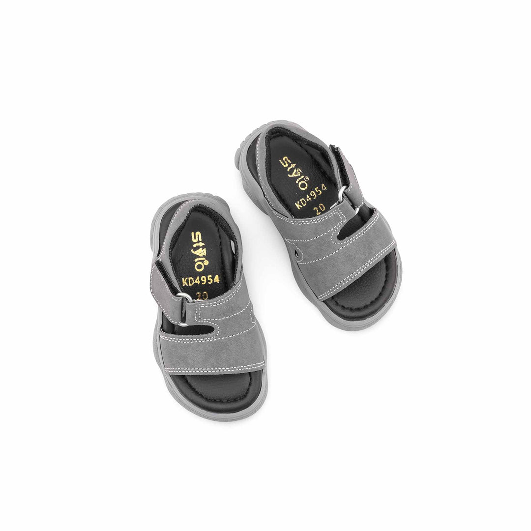 Boys Grey Casual Sandal KD4954