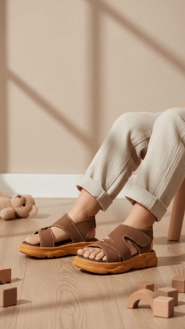 Boys Brown Casual Sandal KD4955
