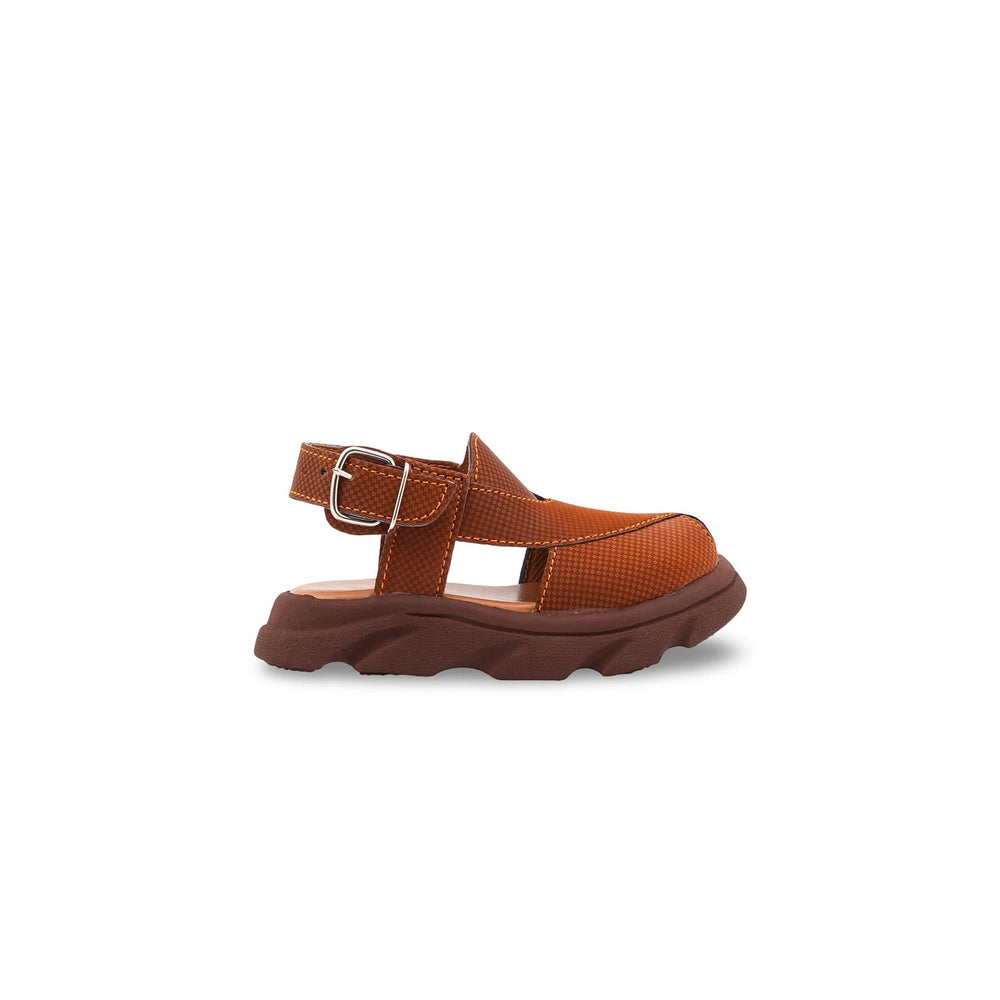 Boys Mustard Peshawari Chappal KD4956