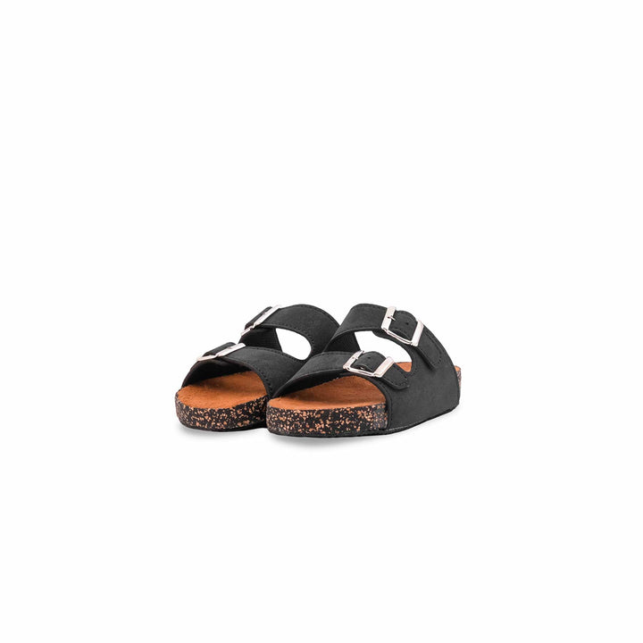 Boys Black Casual Slipper KD4966