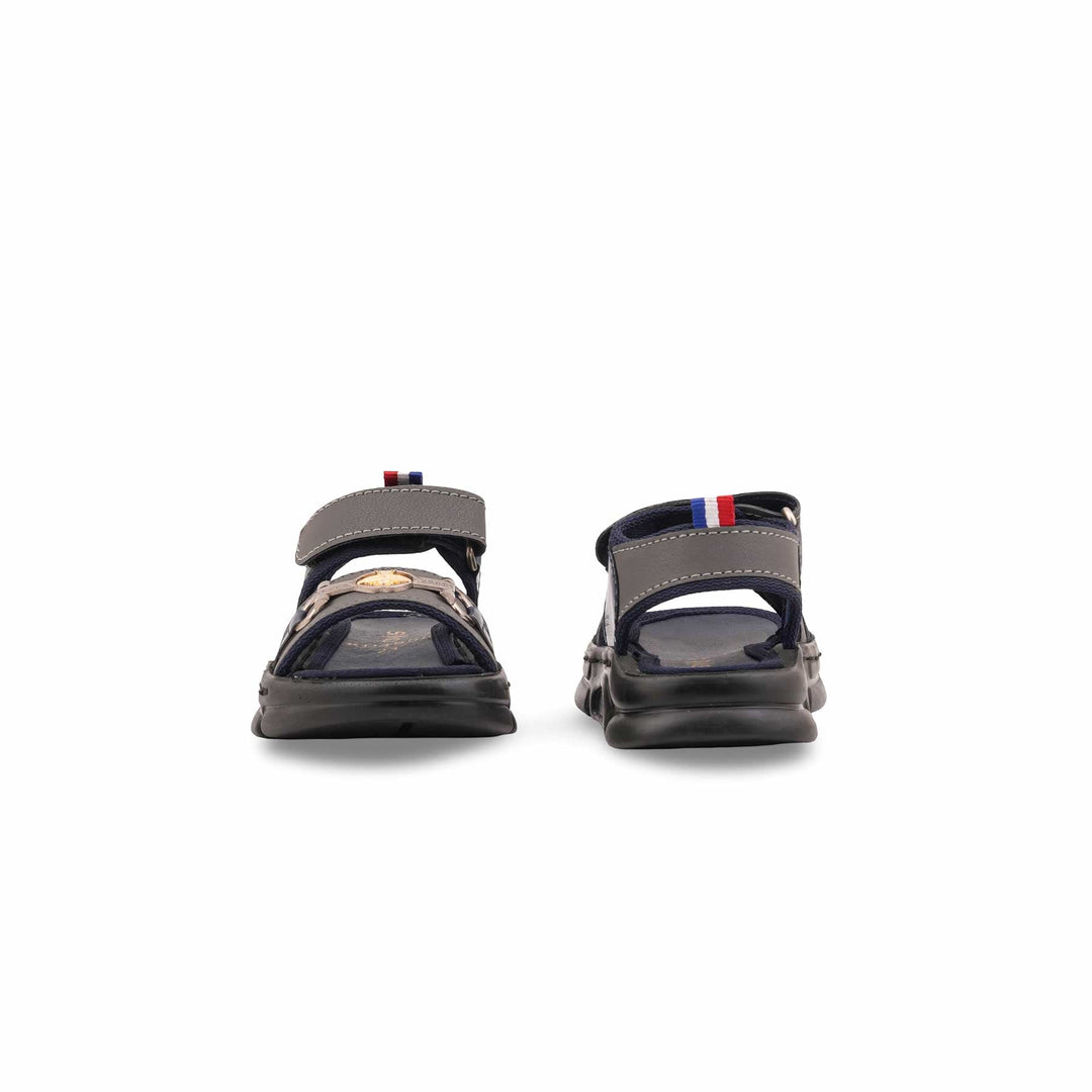 Boys Grey Formal Sandal KD4968