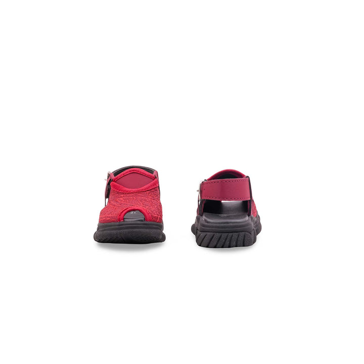 Boys Maroon Peshawari Chappal KD4975