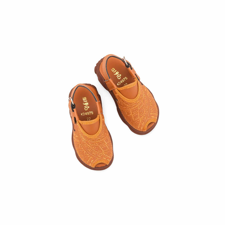 Boys Mustard Peshawari Chappal KD4975