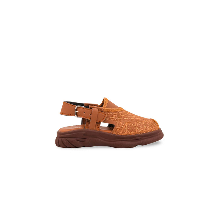 Boys Mustard Peshawari Chappal KD4975