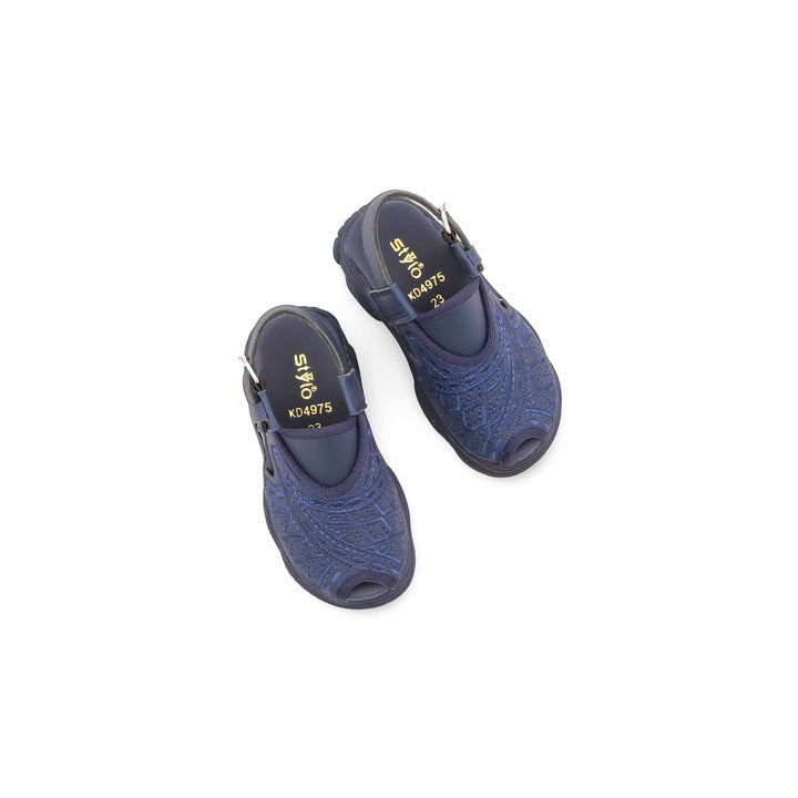 Boys Navy Peshawari Chappal KD4975