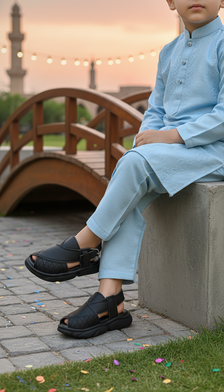 Boys Black Peshawari KD4976