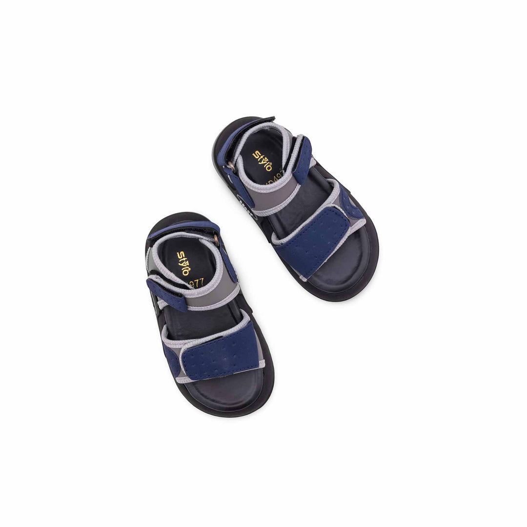 Boys Grey Casual Sandal KD4977
