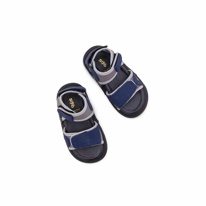 Boys Grey Casual Sandal KD4977