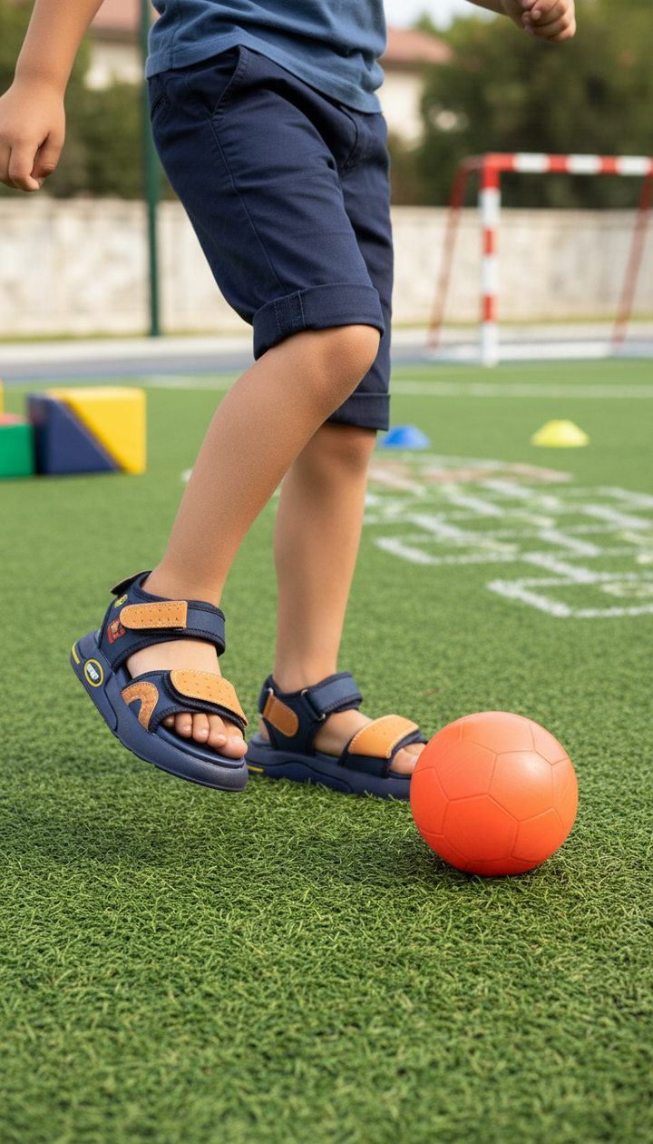 Boys Navy Casual Sandal KD4977