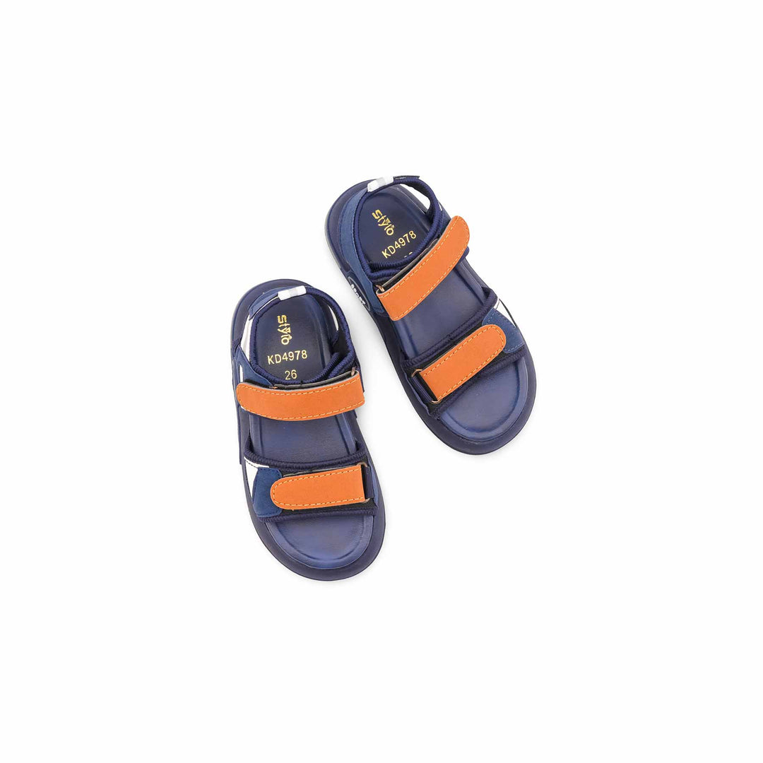 Boys Navy Casual Sandal KD4978