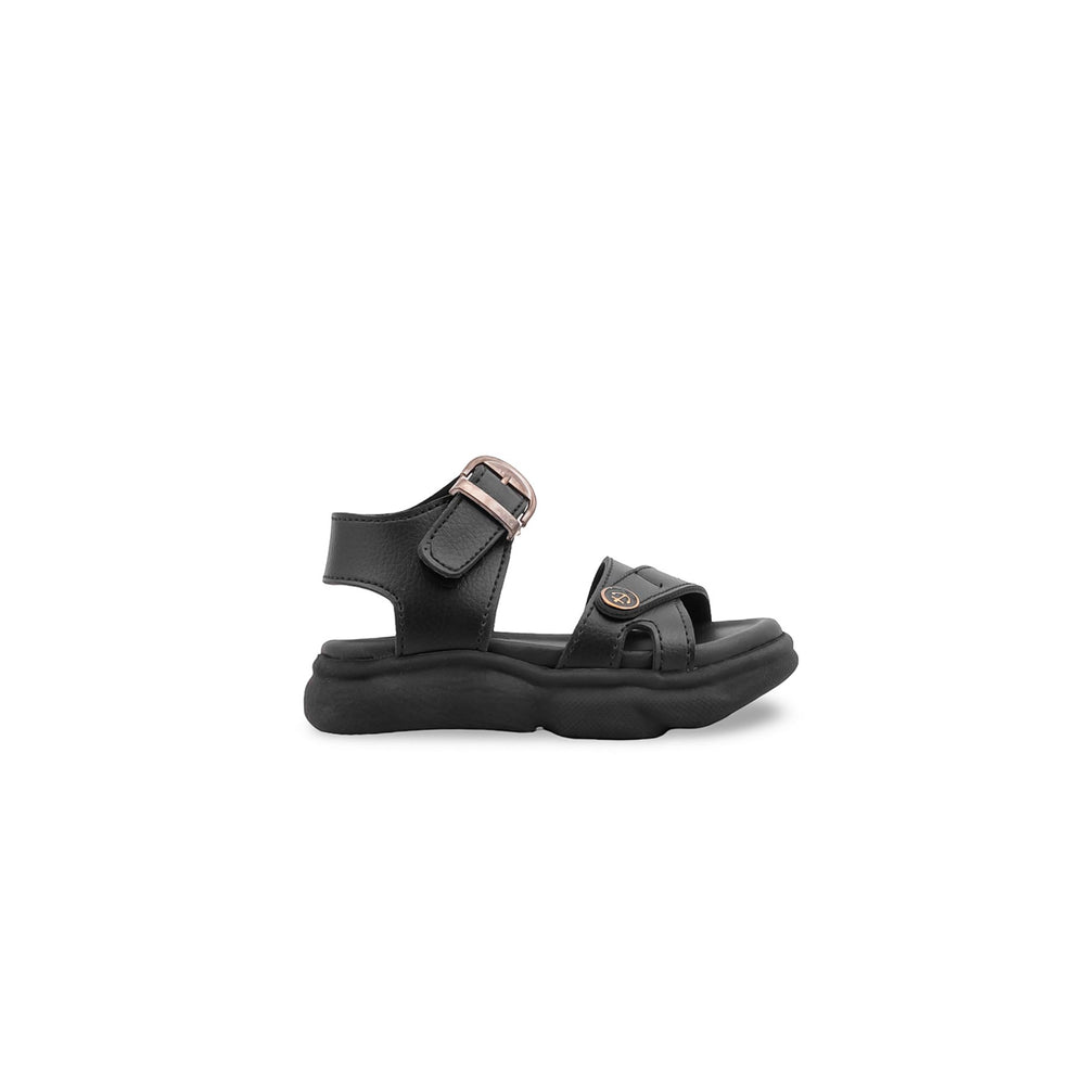 Boys Black Formal Sandal KD4981
