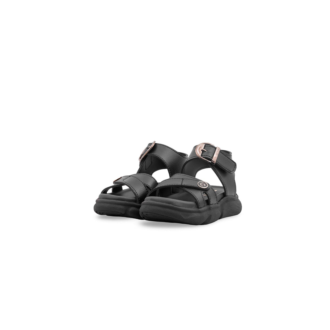 Boys Black Formal Sandal KD4981