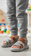 Boys Grey Casual Sandal KD4982