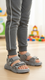 Boys Grey Casual Sandal KD4983