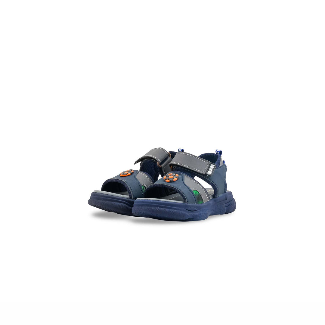 Boys Navy Casual Sandal KD4984