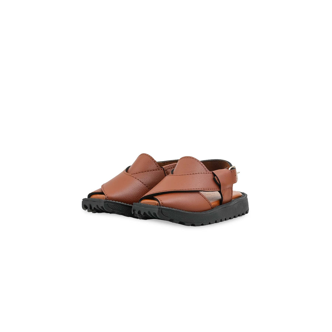 Boys Mustard Peshawari Chappal KD4985