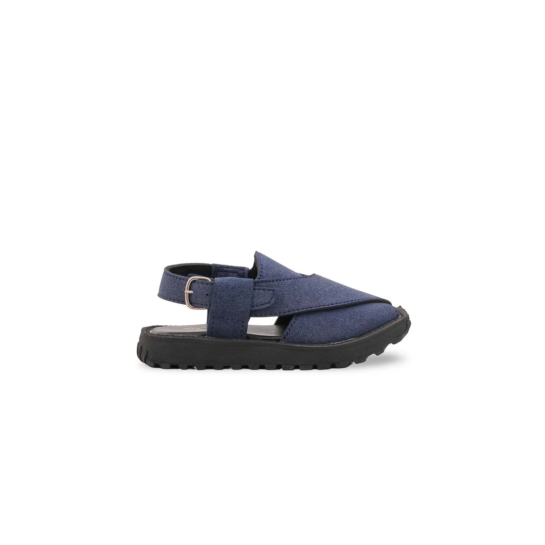 Boys Navy Peshawari Chappal KD4986