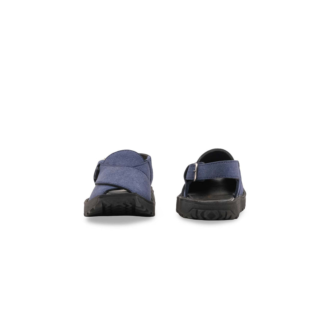 Boys Navy Peshawari Chappal KD4986