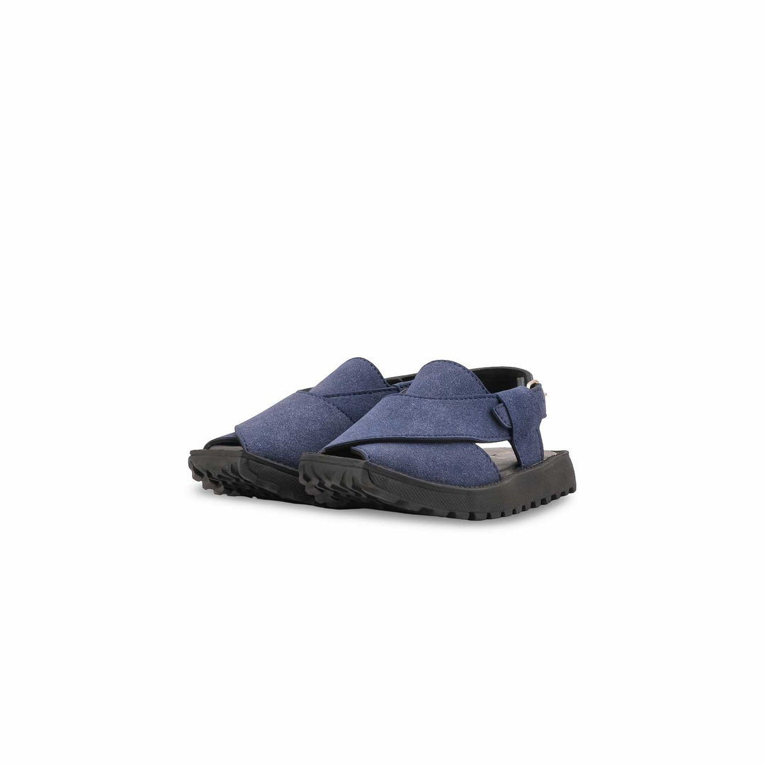 Boys Navy Peshawari Chappal KD4986