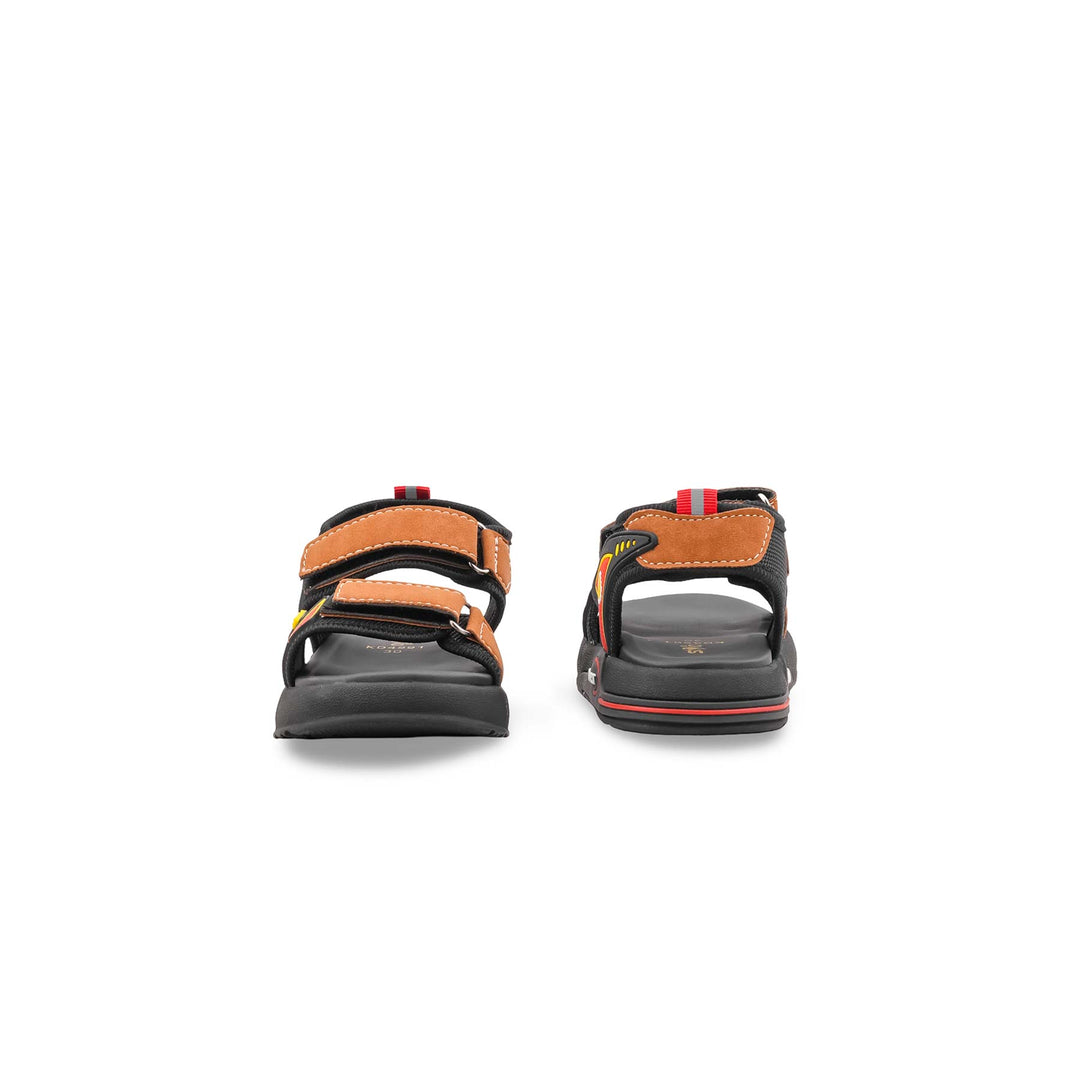 Boys Black Casual Sandal KD4991