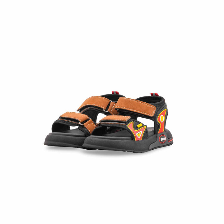Boys Black Casual Sandal KD4991