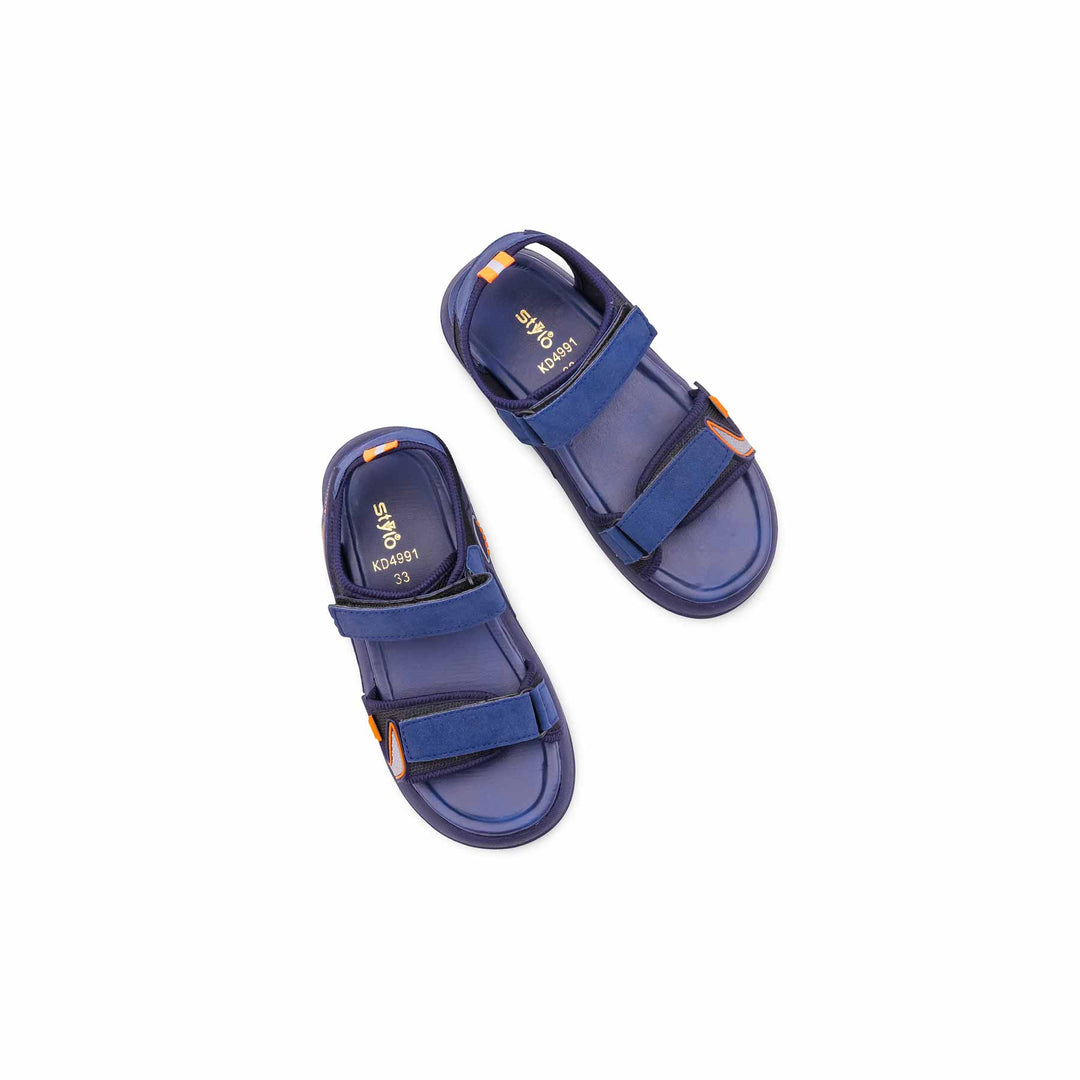 Boys Navy Casual Sandal KD4991