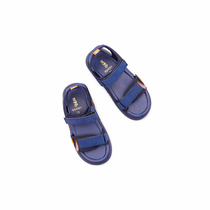 Boys Navy Casual Sandal KD4991
