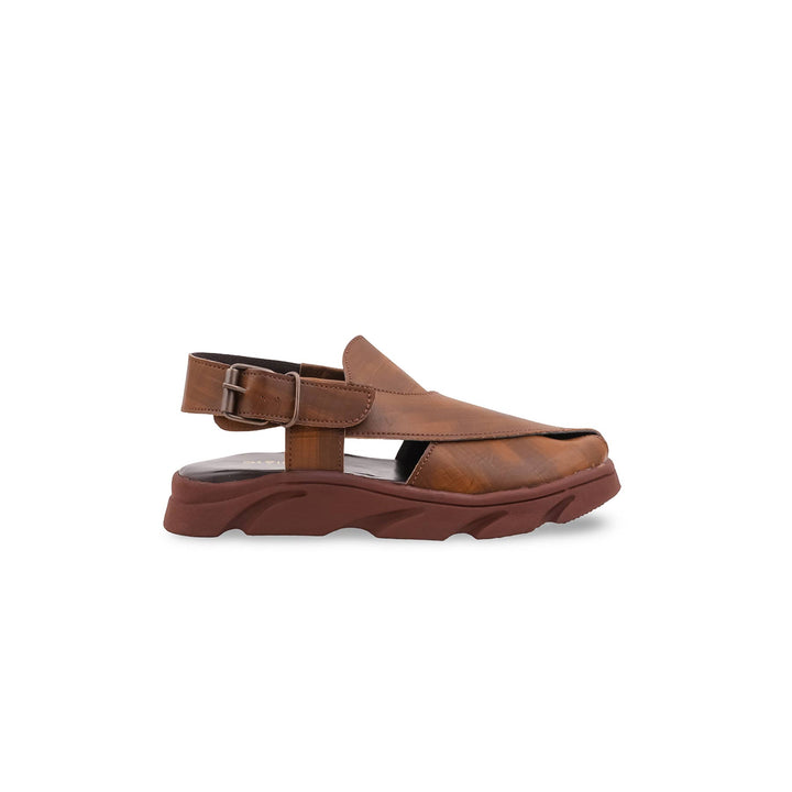 Boys Brown Peshawari Chappal KD4994