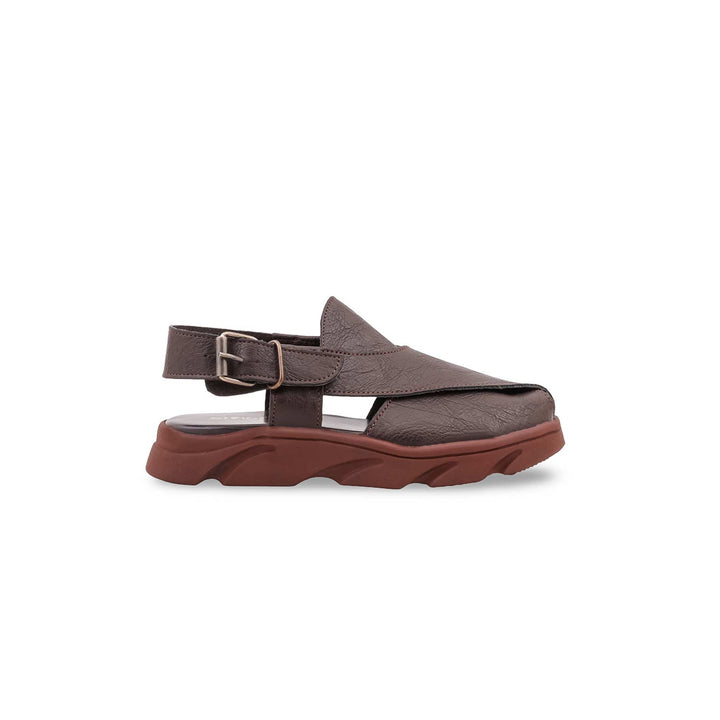 Boys Coffee Peshawari Chappal KD4995