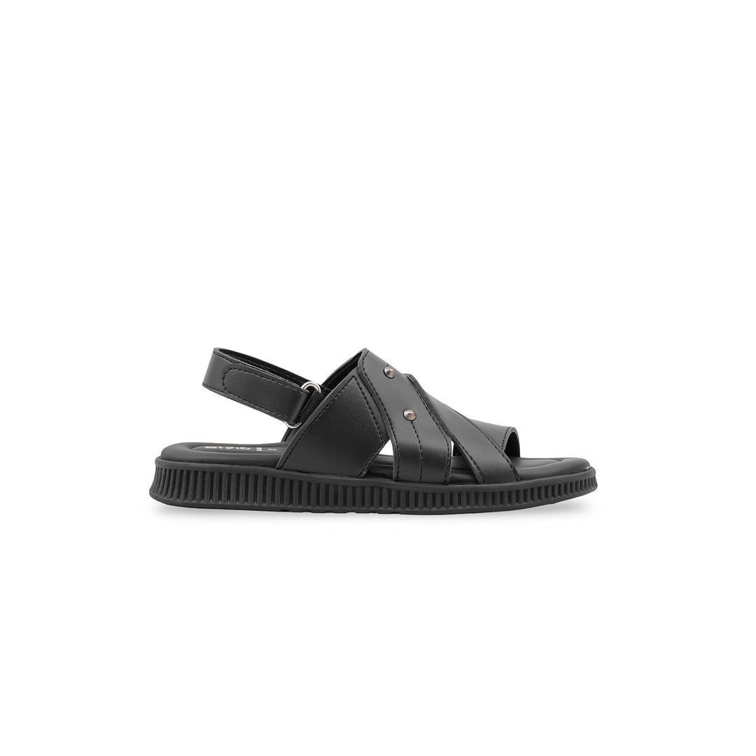 Boys Black Formal Sandal KD4996