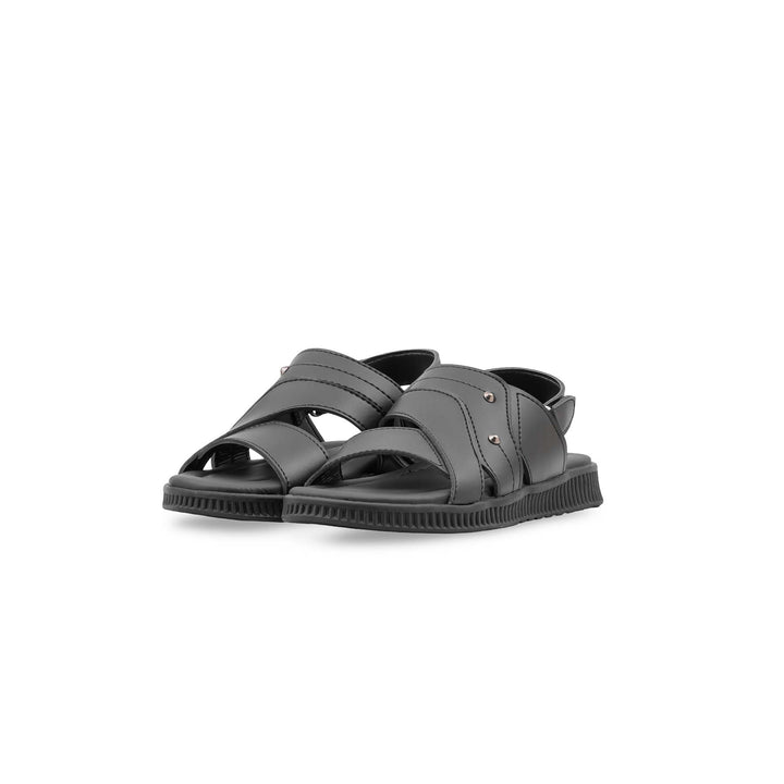 Boys Black Formal Sandal KD4996