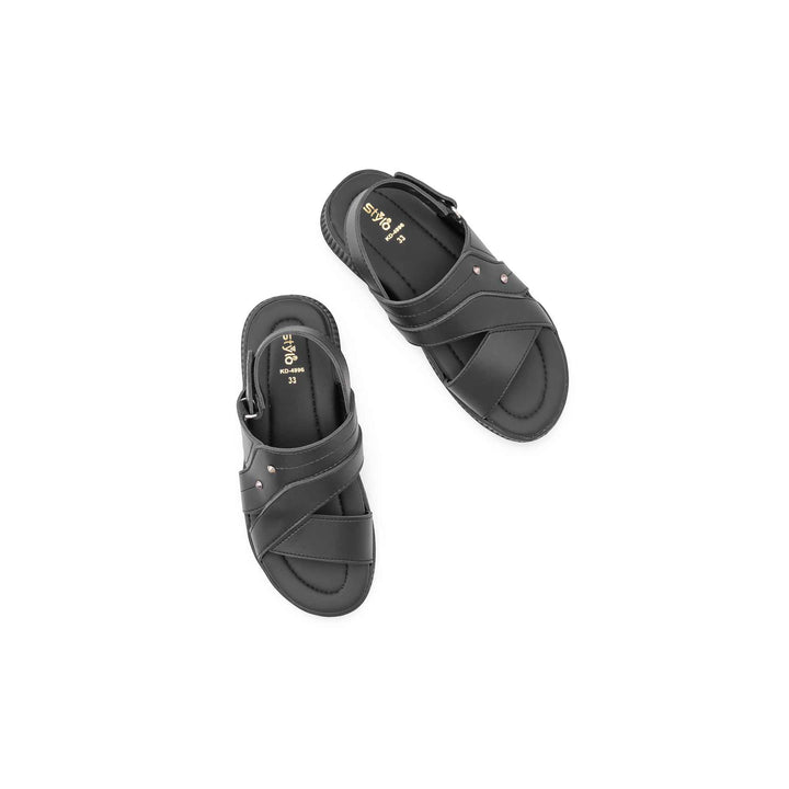 Boys Black Formal Sandal KD4996