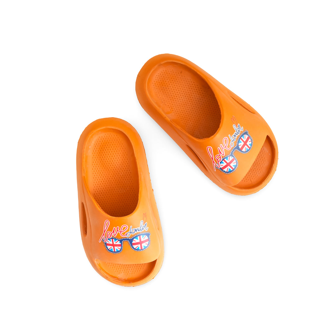 Girls Orange Casual Flip Flop KD5327