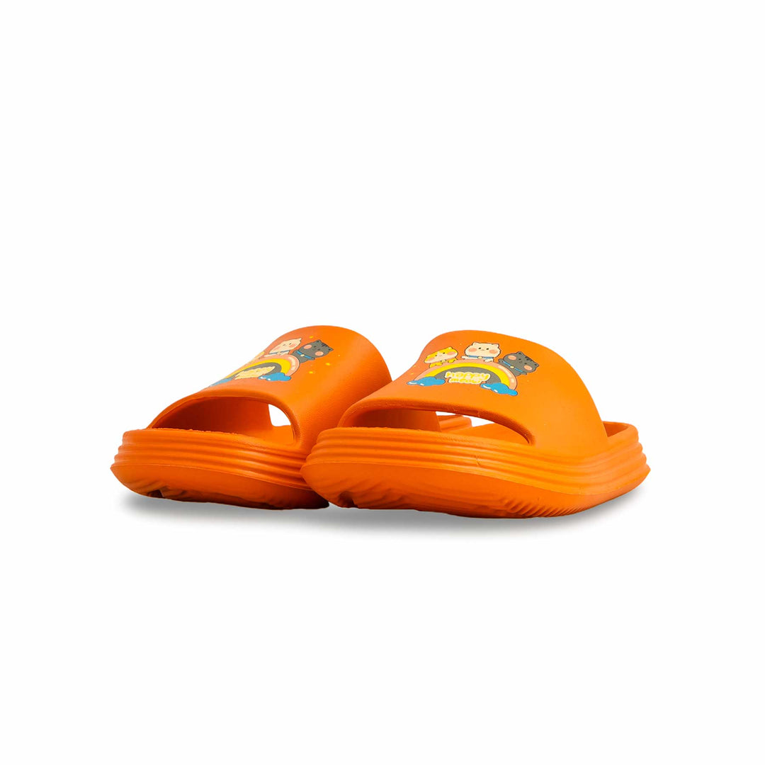 Girls Orange Casual Flip Flop KD5327