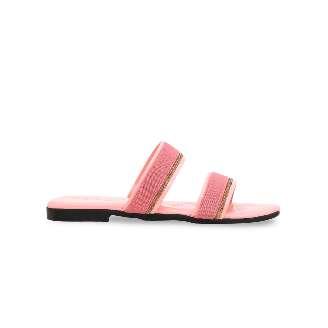 Girls Pink Formal Slipper KD5409