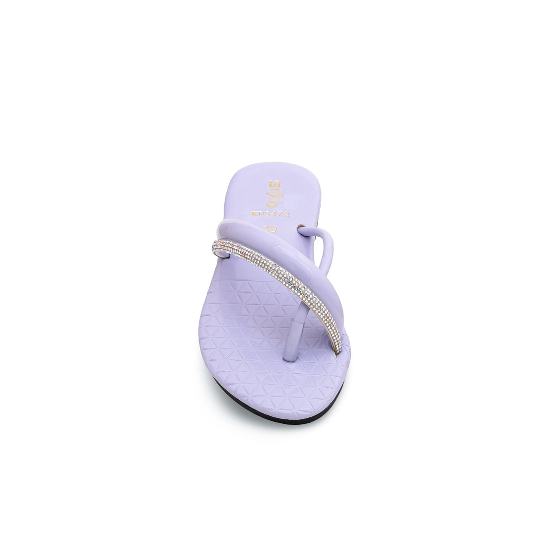 Girls Purple Casual Slipper KD5472