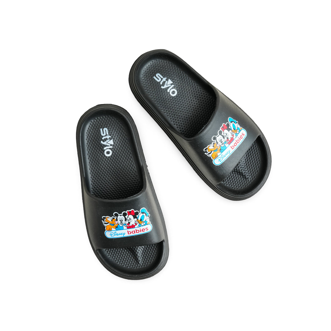 Girls Black Casual Flip Flop KD5487