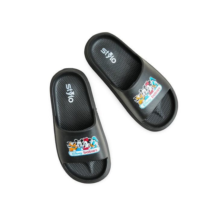 Girls Black Casual Flip Flop KD5487