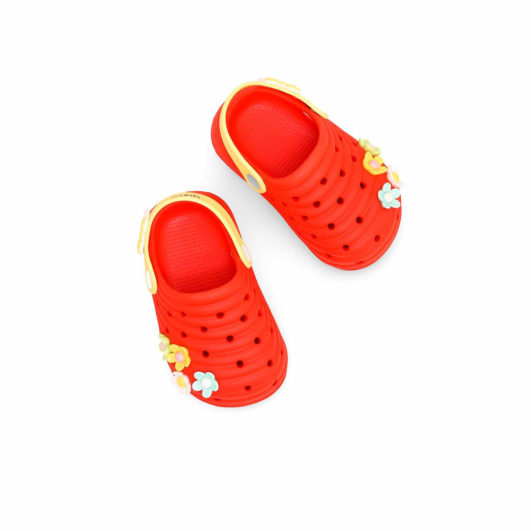 Girls Red Casual Flip Flop KD5512