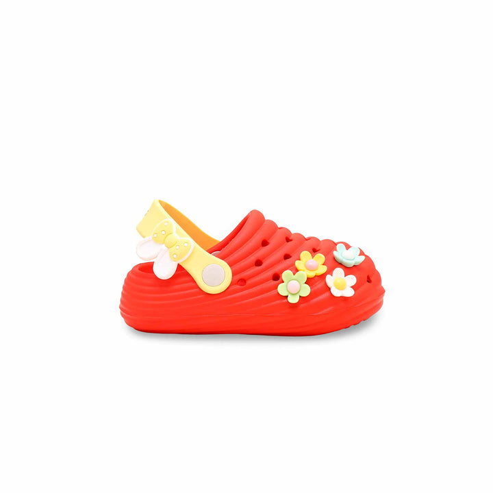 Girls Red Casual Flip Flop KD5512